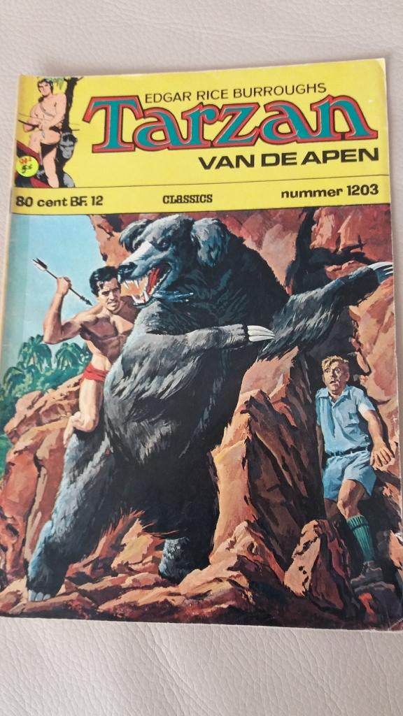 Tarzan van de apen / 1.203 + 1.206 + 1.207 + 1.210 uit 1972, Livres, BD | Comics, Autres régions, Enlèvement ou Envoi, Utilisé