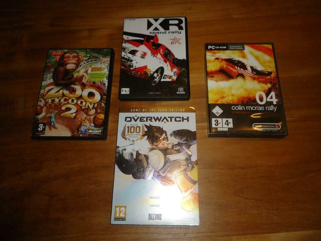 pc cdroms xpand rally zoo tycoon 2, colin mcrae rally 04 en, Games en Spelcomputers, Ophalen, Zo goed als nieuw