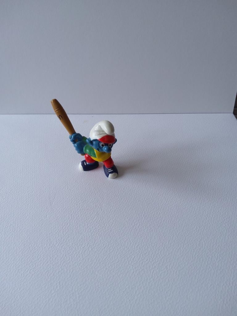Reclame voor honkbal van Smurf McDonald's, Ophalen of Verzenden, Zo goed als nieuw, Poppetje, Figuurtje of Knuffel