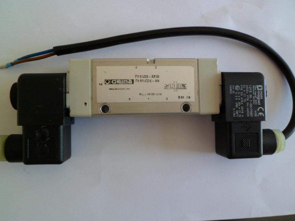 5/3-Ventiel Dubbel Elektrisch bediend 24VDC 1/8” G  ORIGA, Ophalen of Verzenden, Zo goed als nieuw