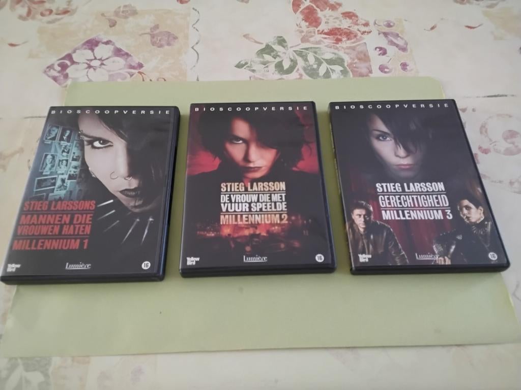 De Millennium Trilogie van Stieg Larsson / De Films/ Dvd^s, Ophalen, Zo goed als nieuw