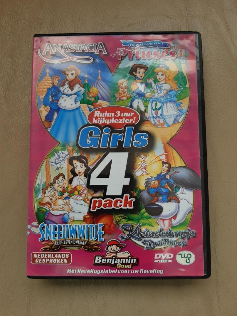 DVD met 4  kinderfilms + DVD Dora, Cd's en Dvd's, Ophalen of Verzenden, Gebruikt