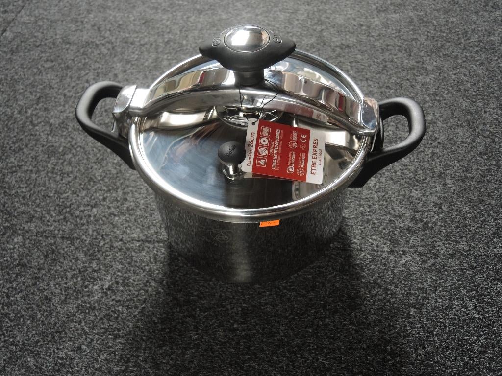 Snelkookpan 10l rvs/inox nieuw!, Kookpan of Snelkookpan, Inox, Qw, Nieuw