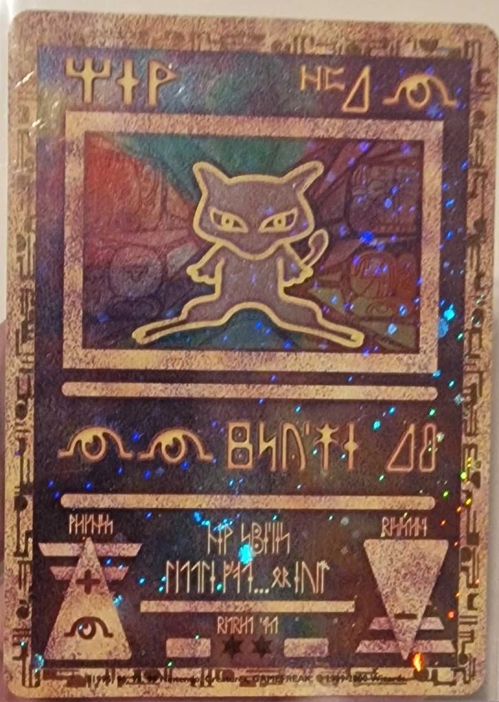 Ancient Mew EN 2000 Promo, Ophalen, Zo goed als nieuw, Losse kaart, Foil