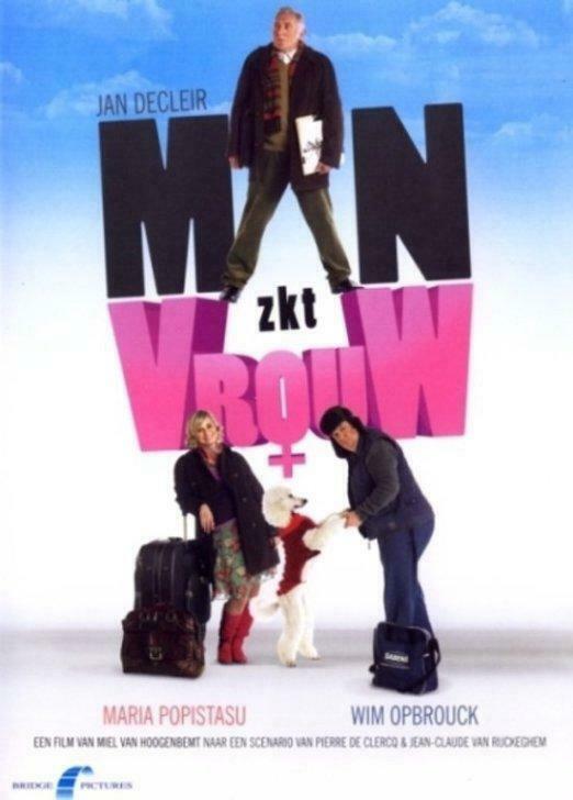 Dvd - Man zkt Vrouw (Jan Decleir), Cd's en Dvd's, Dvd's | Komedie, Gebruikt, Alle leeftijden, Verzenden