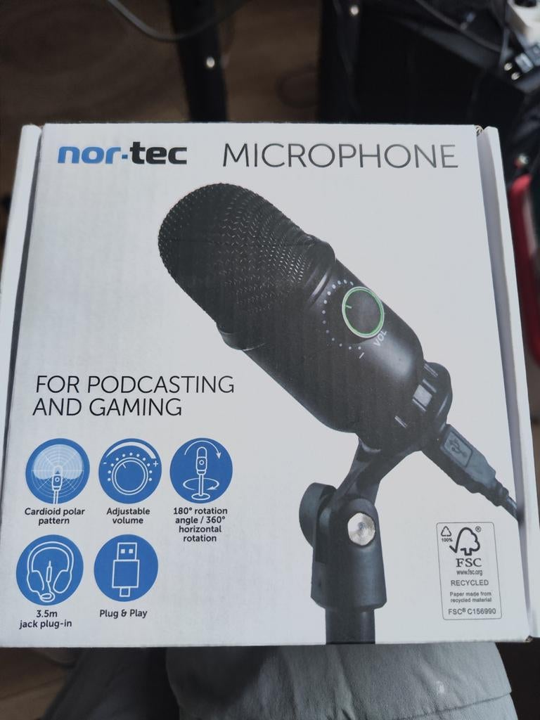 Nor.tec microphone Neuf, Enlèvement, Neuf