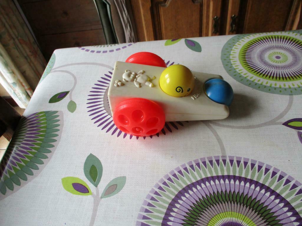 VOITURE FISHER PRICE. VINTAGE. ANNÉES 1970s, Enlèvement ou Envoi, Comme neuf, Jouet à Pousser ou Tirer