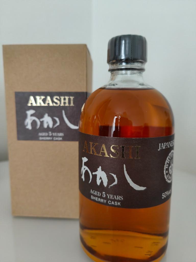 Akashi 5 Years Sherry Cask, Japanese Blended Whisky, 50cl, Overige gebieden, Overige typen, Nieuw, Ophalen of Verzenden