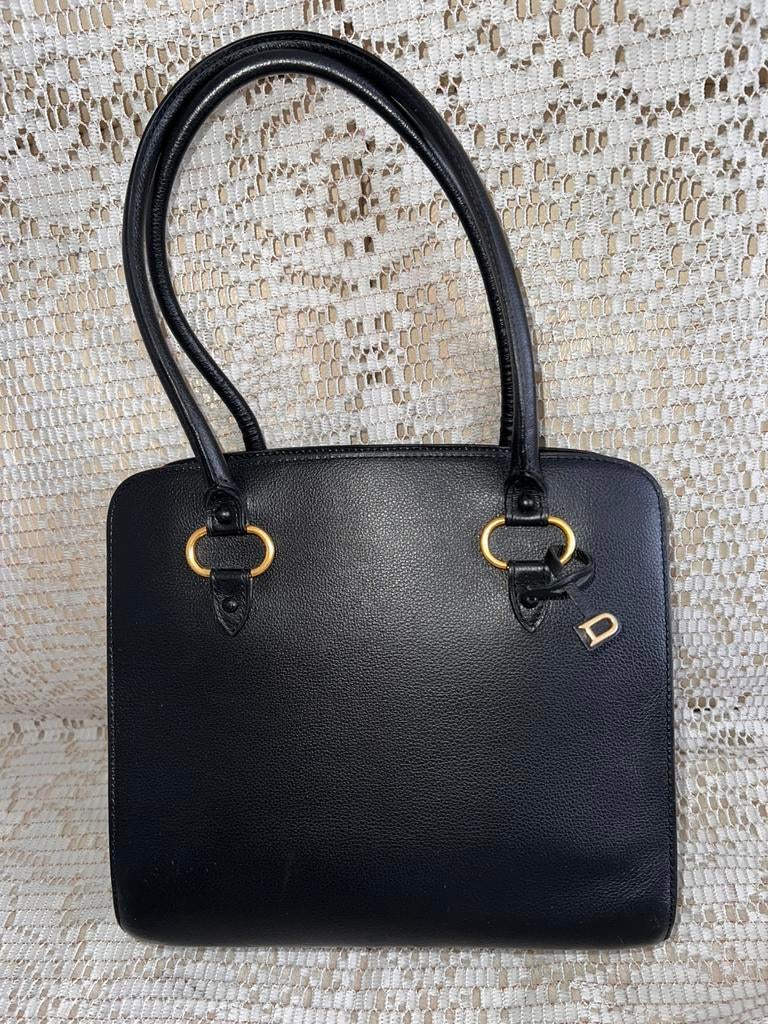 Onberispelijke tas in DELVAUX Sepia-model, Ophalen of Verzenden, Zo goed als nieuw, Zwart