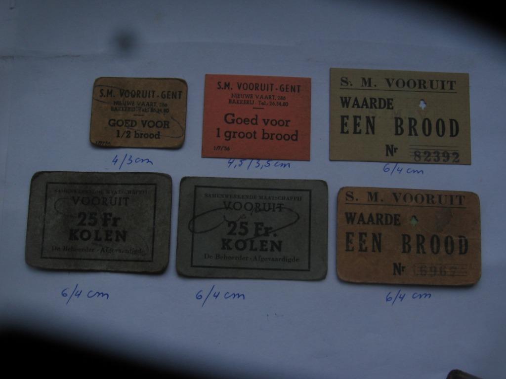 tankvouchers uit de Tweede Wereldoorlog, Ophalen of Verzenden