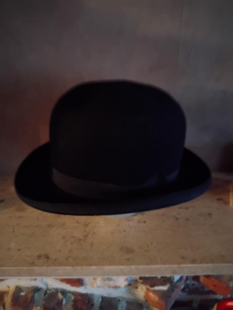 Vintage Heren boolerhoed, Kleding | Heren, Hoeden en Petten, Ophalen of Verzenden, Gedragen, Hoed