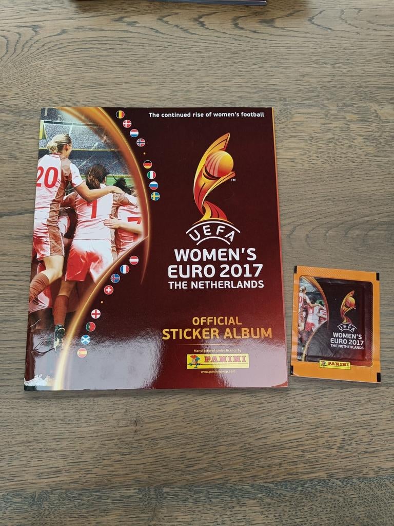 Panini - UEFA WOMEN'S EURO 2017 - NEDERLAND, Ophalen of Verzenden, Zo goed als nieuw