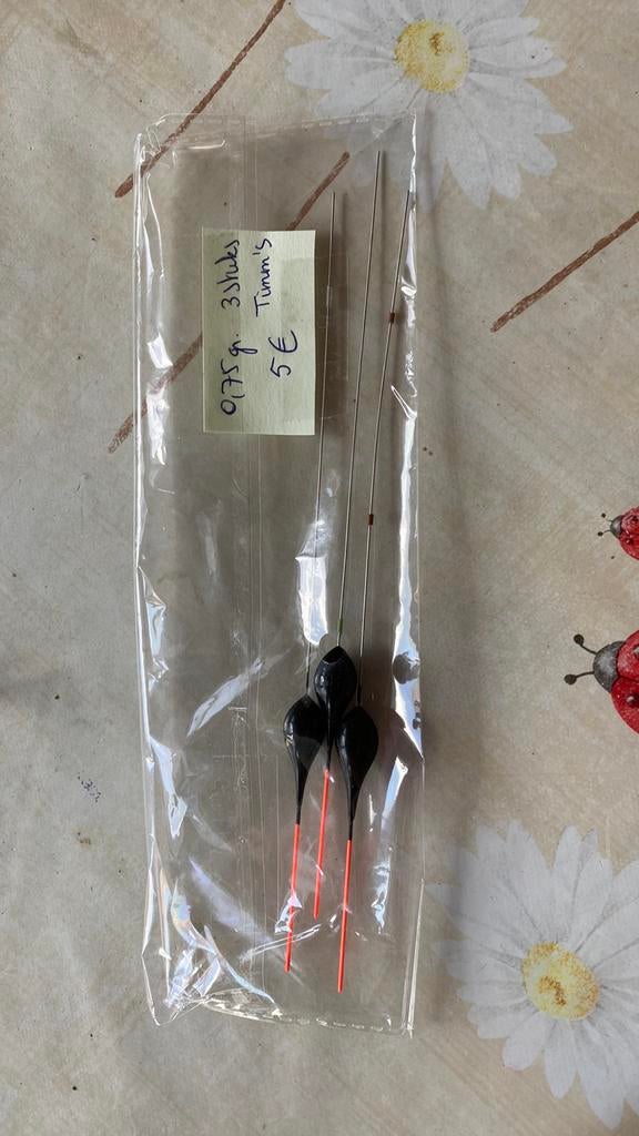 3 dobbers Timm’s 0,75gr, Ophalen of Verzenden, Nieuw, Dobber of Lood