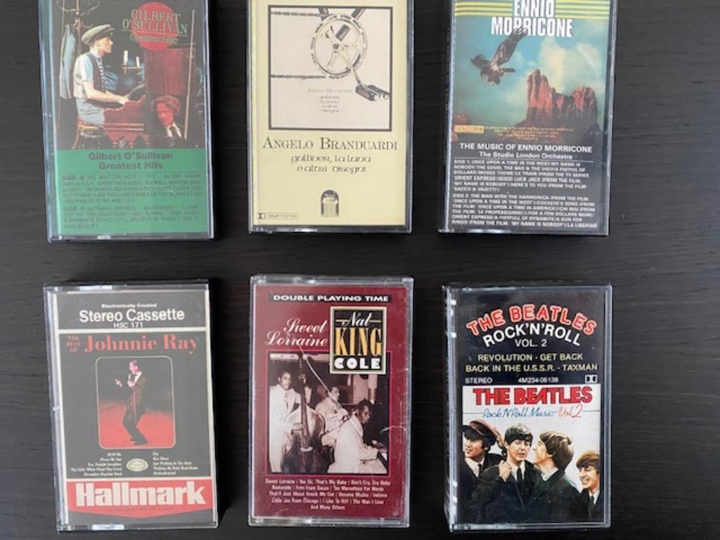 Beatles Branduardi Ray Cole O'Sullivan, Cd's en Dvd's, Cassettebandjes, Verzenden, Gebruikt, 2 t/m 25 bandjes, Origineel