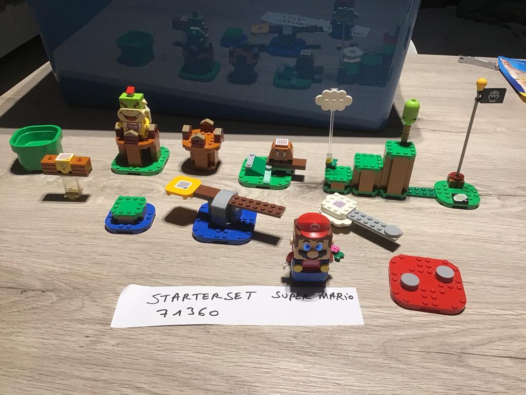 Lego super Mario starterset 71360, Kinderen en Baby's, Ophalen, Zo goed als nieuw, Complete set, Lego