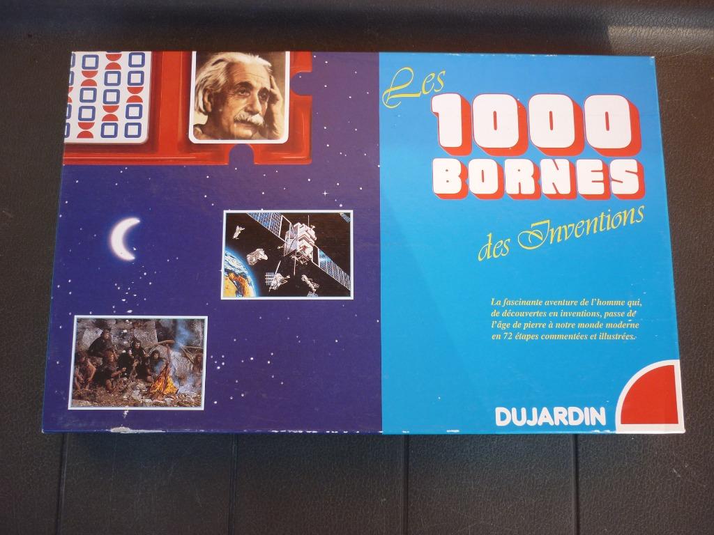 Jeu de société - Les 1000 Bornes des Inventions, Hobby & Loisirs créatifs, Trois ou quatre joueurs, Enlèvement ou Envoi, Comme neuf