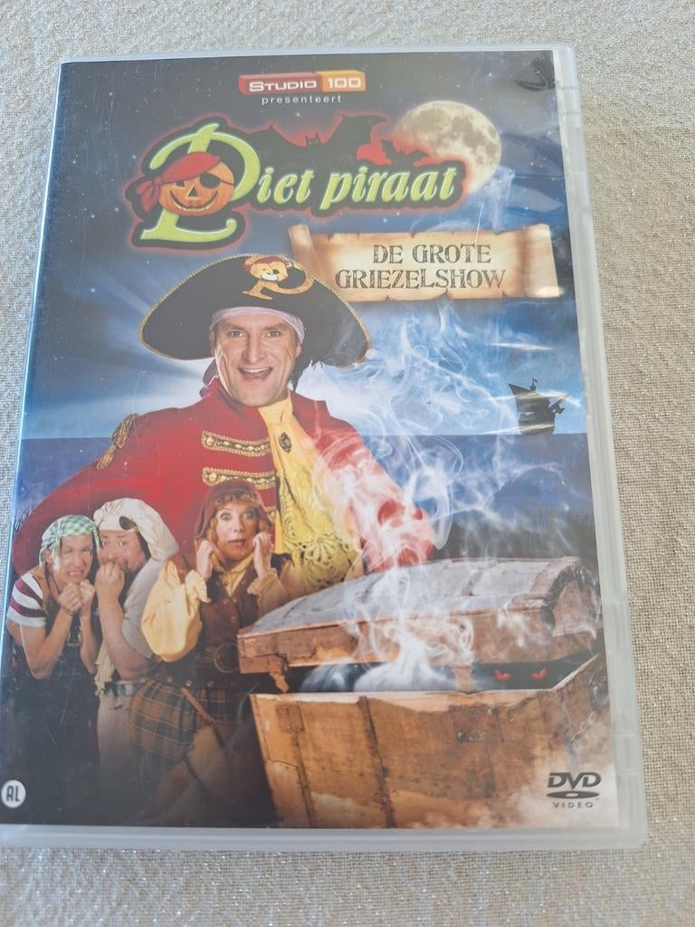 Piet piraat de grote griezelshow - DVD, Ophalen, Zo goed als nieuw