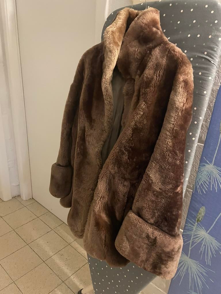 Lot de 2 manteaux, Taille 42/44 (L), Brun, Enlèvement, Porté