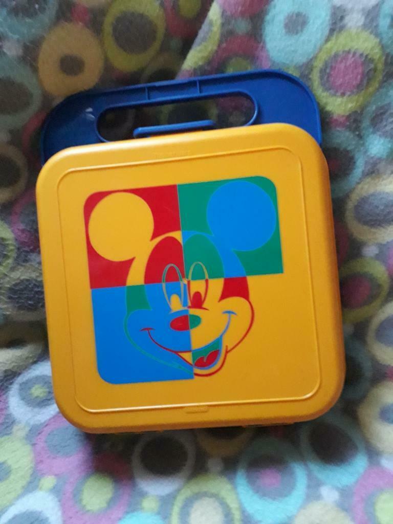 Doos met handvat, Mickey Mouse, tupperware, Ophalen of Verzenden, Gebruikt
