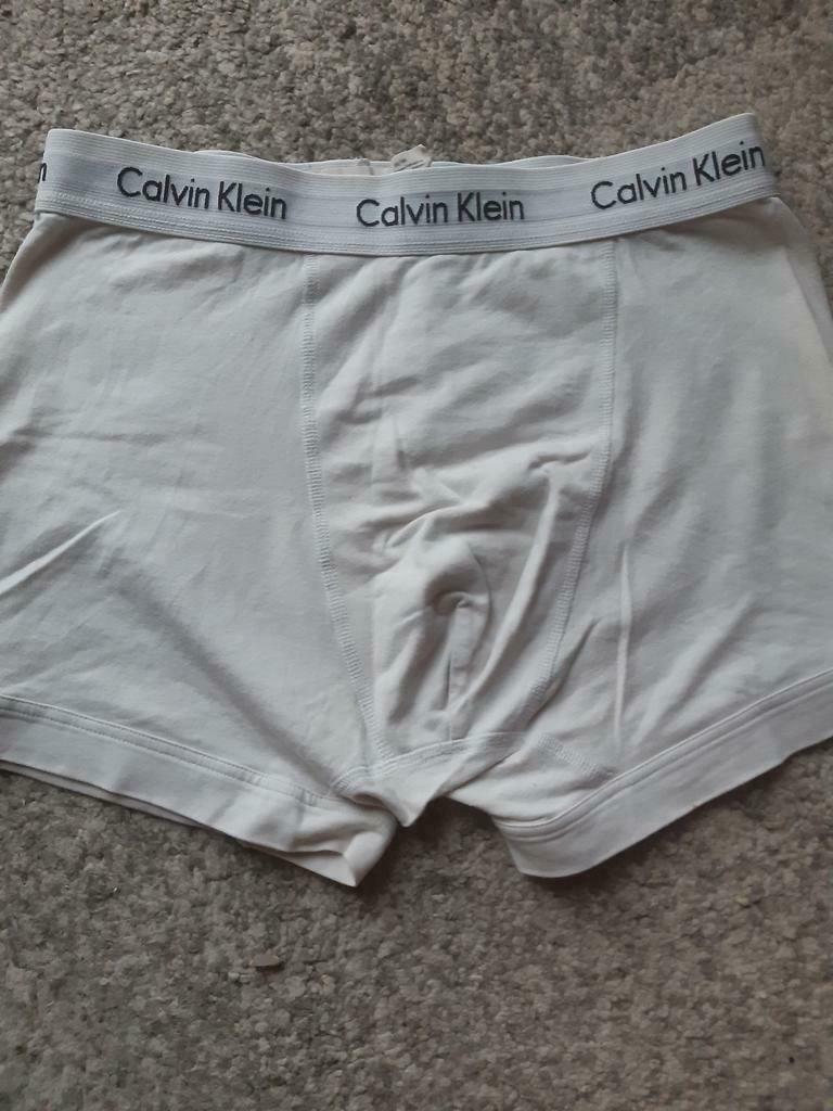 Herenboxershort merk calvin klein maat m, Enlèvement, Blanc, Calvin klein, Boxer