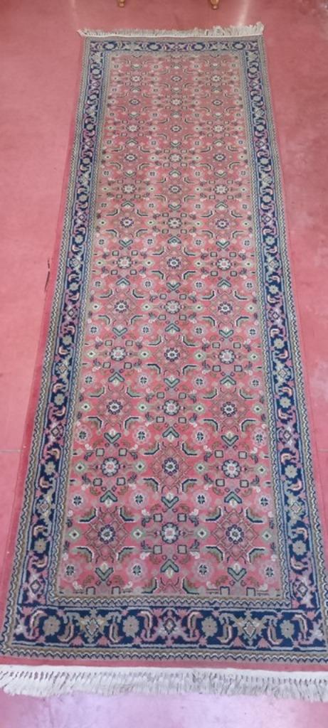 Prachtige handgemaakte Perziche tapijt loper 250x80cm, Ophalen of Verzenden