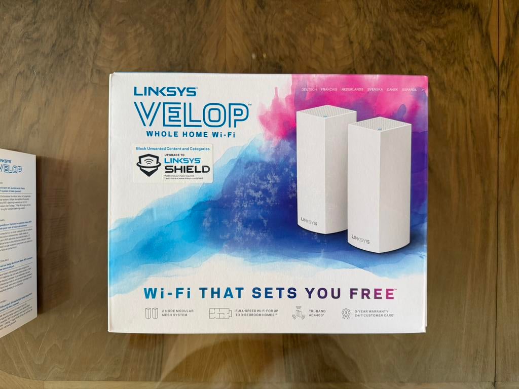 Linksys Velop Mesh Wifi - WHW0302, Informatique & Logiciels, Routeurs & Modems, Utilisé, Routeur, Enlèvement