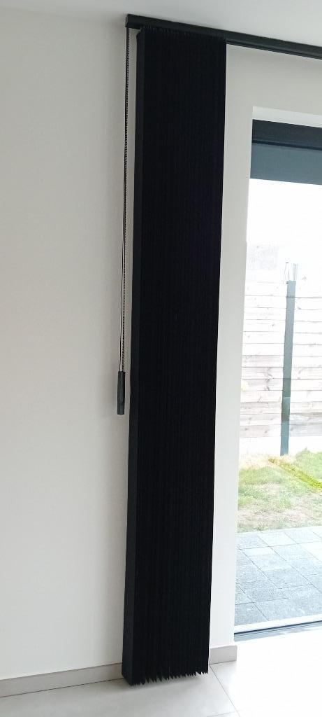 Verticale lamellen  -Louverdrape- zwart, Huis en Inrichting, Stoffering | Gordijnen en Lamellen, Ophalen, 200 cm of meer, Zwart