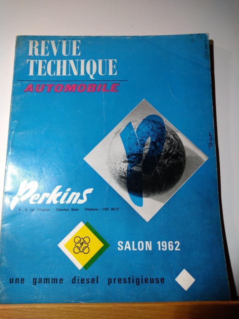 RTA - Salon 1962 - Revue technique automobile - n 198, Livres, Envoi