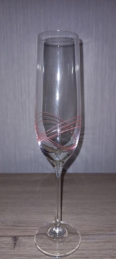 12 kristallen champagne glazen  ,nog in doos., Enlèvement, Comme neuf