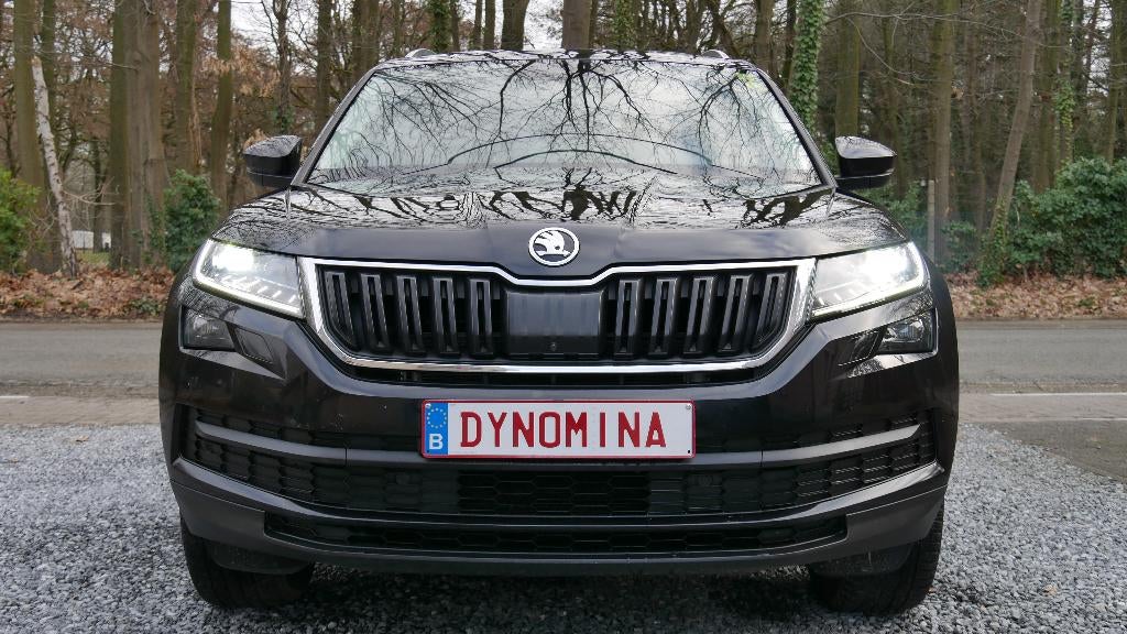 SKODA KODIAQ 2.0TDI DSG 7 PLACES M19 124DKM 12M GARANTIE, Autos, Cuir, Entreprise, Entretenue par le concessionnaire, Noir