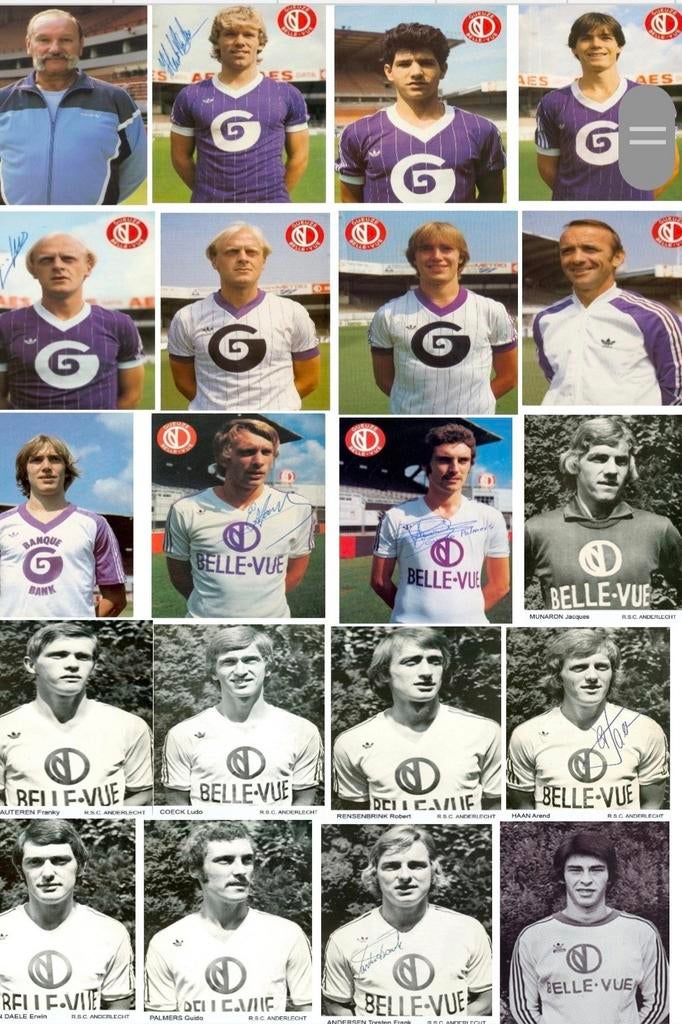 Recherche cartes d Anderlecht,  RSCA,  rsc,, Enlèvement, Comme neuf