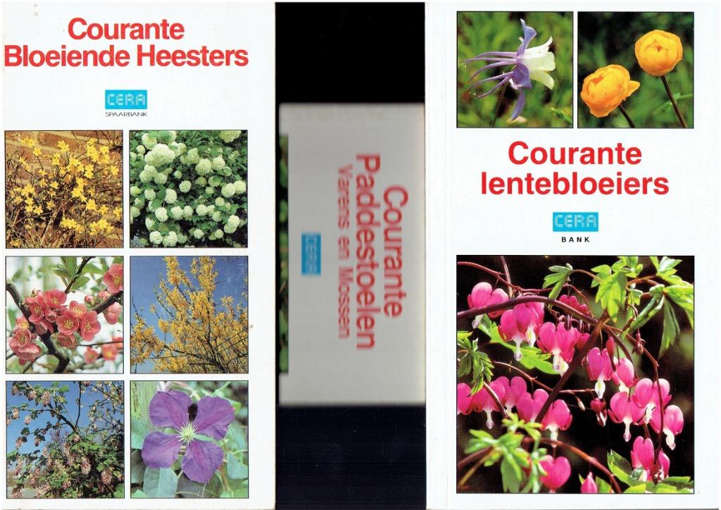Cera verzamelboekjes.Courante Bomen, Heesters, Paddestoelen, Boeken, Natuur, Gelezen, Bloemen, Planten en Bomen, Ophalen of Verzenden