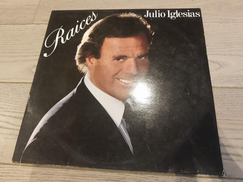 Lp :  Julio Iglesias - Raices, Cd's en Dvd's, Ophalen of Verzenden, Zo goed als nieuw