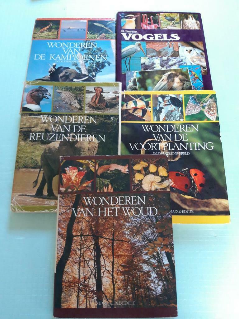 5 boeken fauna en flora - dieren, woud, voortplanting, ..., Ophalen of Verzenden, Gelezen