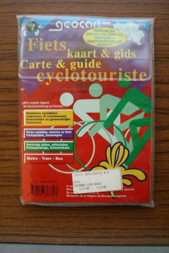 Fietskaart en Gids Brussel, Boeken, 2000 tot heden, Nieuw, Ophalen of Verzenden, Landkaart