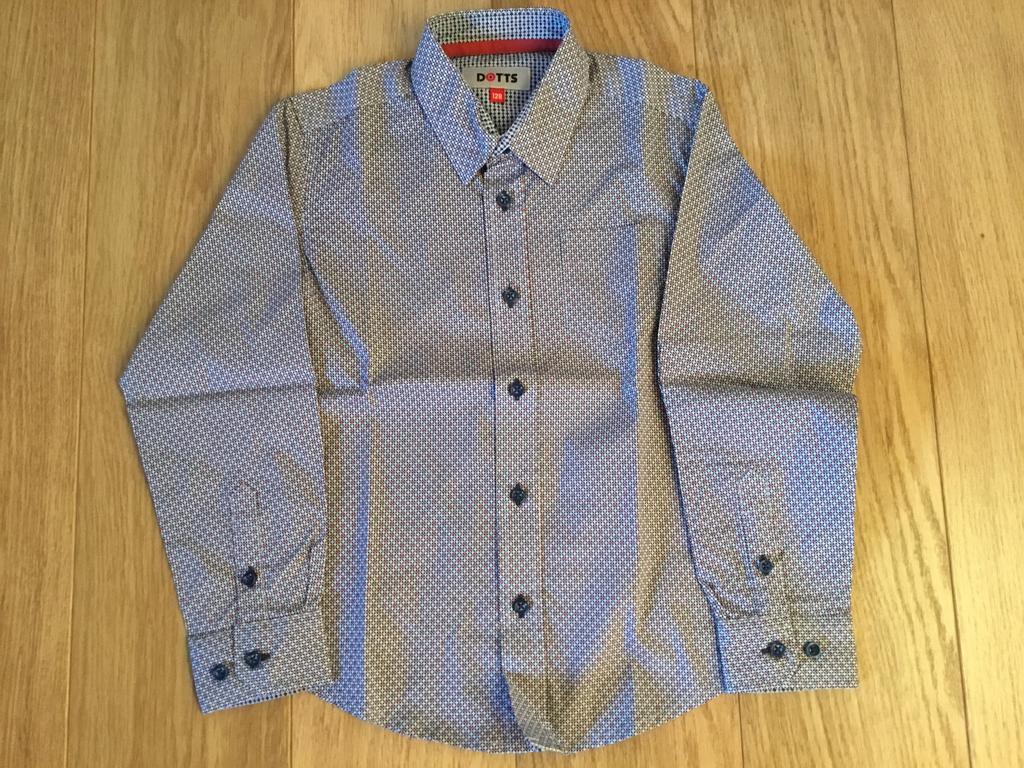 Hemdje Dotts/ 8 jaar, Ophalen of Verzenden, Zo goed als nieuw, Jongen, Overhemd of Blouse
