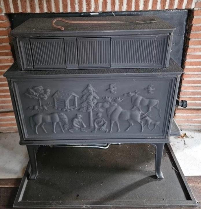 Houtkachel jotul, Ophalen, Gebruikt, Houtkachel, Vrijstaand