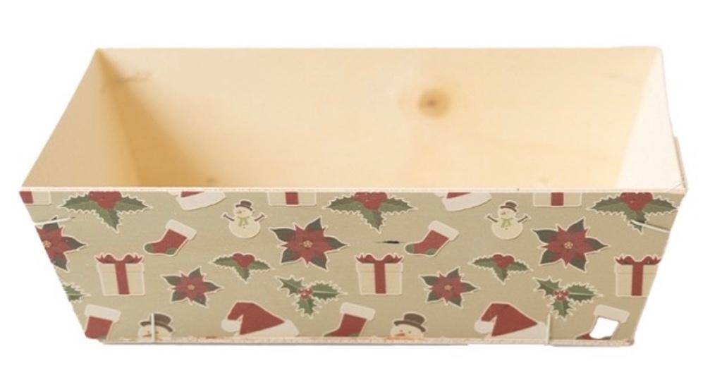 Plywood verpakkingsmand Kerst, Ophalen of Verzenden, Nieuw, Versiering