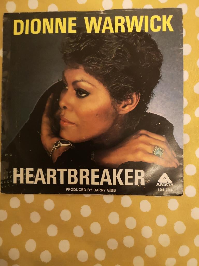 singel-DIONNE WARWICK HEARTBREAKER(BPOST GRATIS), Ophalen of Verzenden, Gebruikt