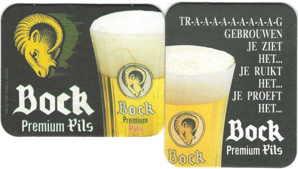 bierviltjes 2st Bock premium pils, Verzenden