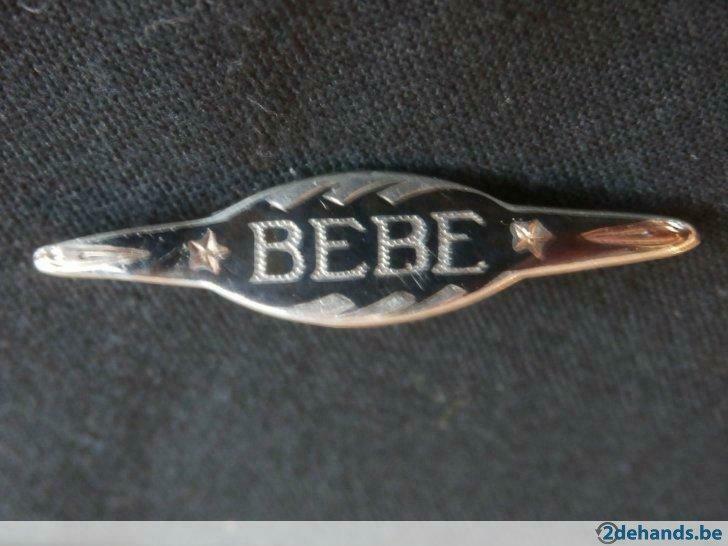 Broche en argent antique "BÉBÉ", Antiquités & Art, Enlèvement ou Envoi, Argent