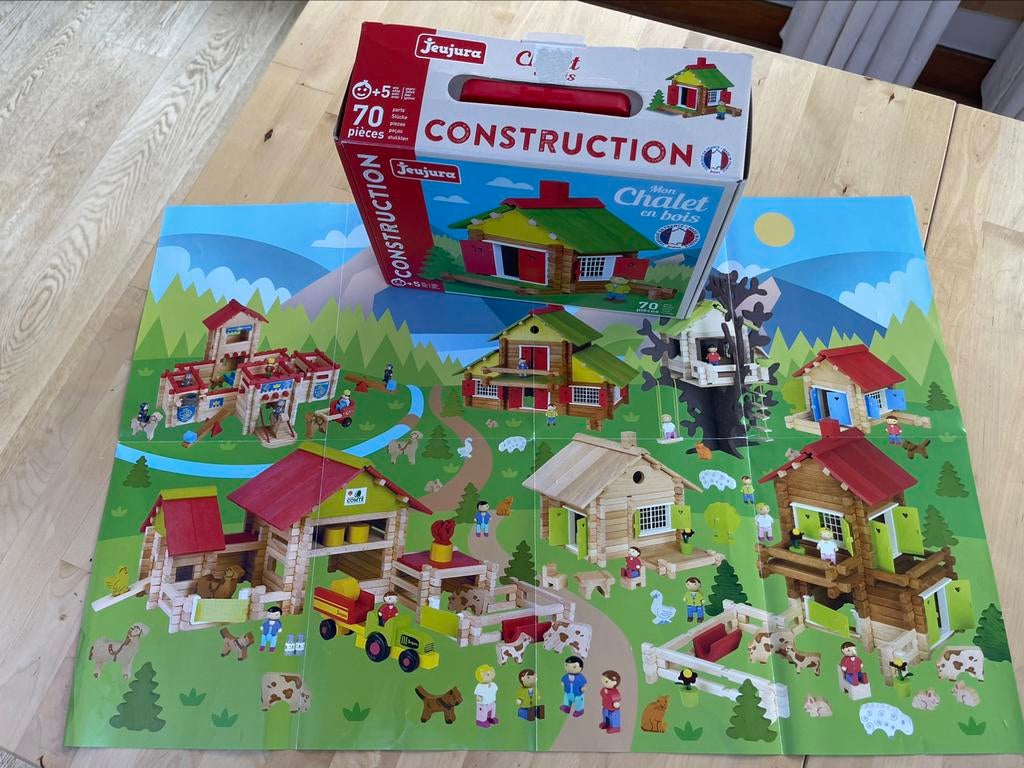 Construction set Jeujura - 70 stuks, Ophalen of Verzenden, Zo goed als nieuw