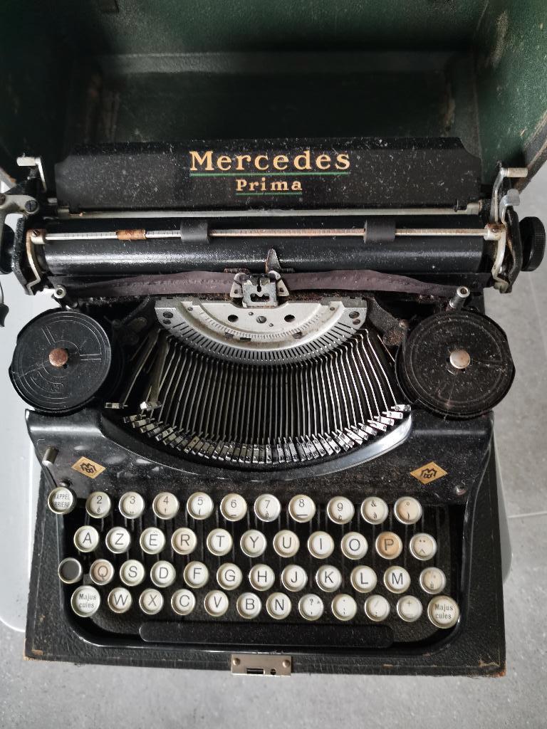 Offrez une Mercedes en cadeau ! Machine à écrire Mercedes, Enlèvement ou Envoi, Utilisé