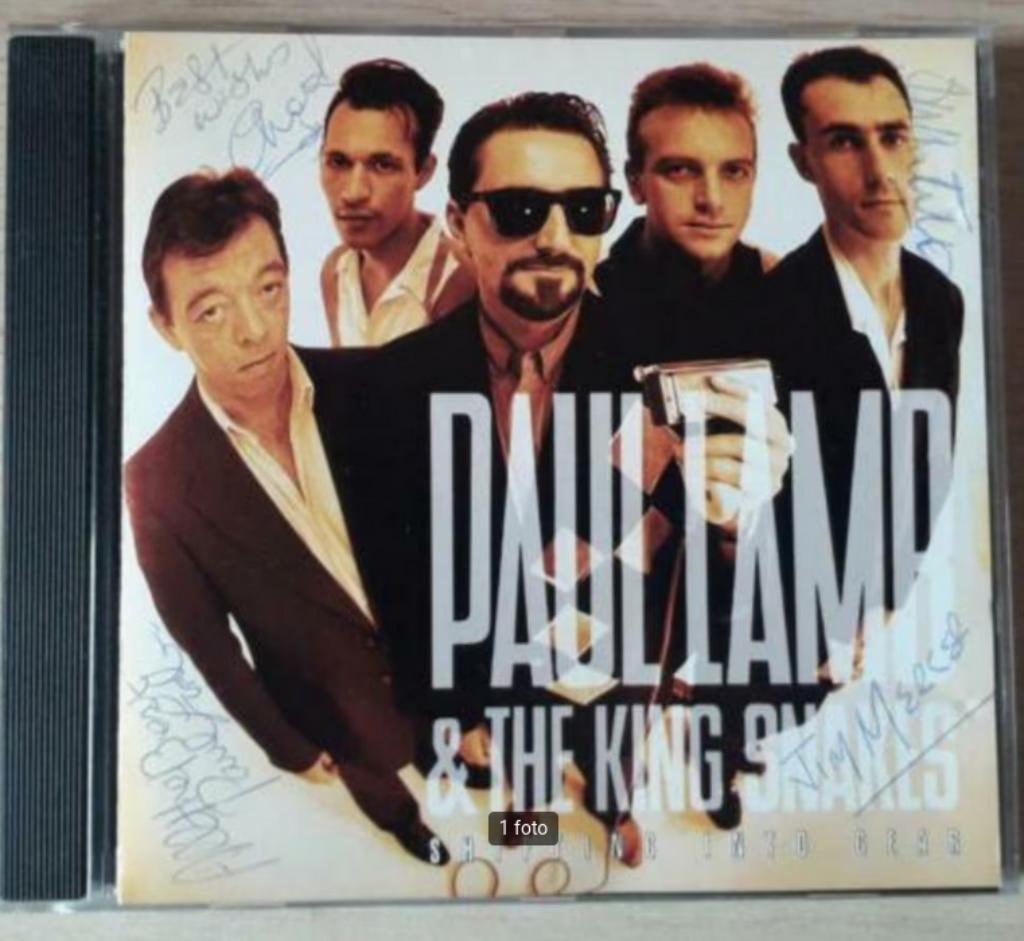 Paul Lamb & The King Snakes: Shifting into gear (cd) signed, Ophalen of Verzenden