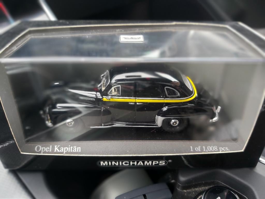 Minichamps Opel Kapitän de 1951 Taxi 1/43, Hobby en Vrije tijd, Ophalen of Verzenden, Nieuw, Auto, MiniChamps