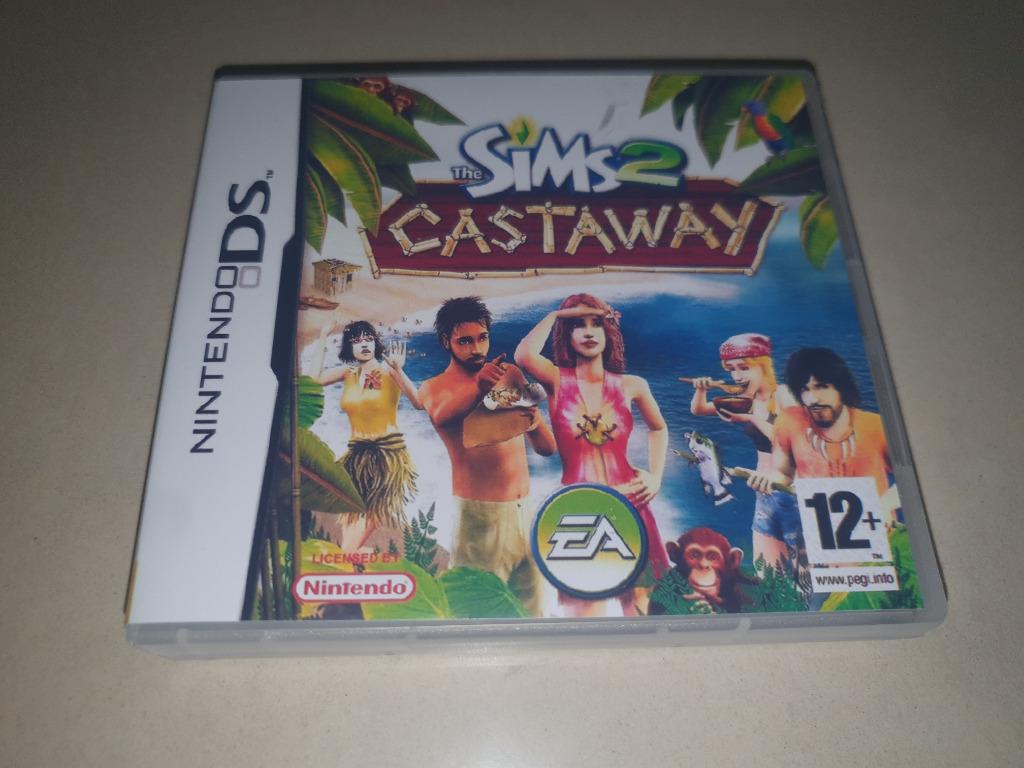 The Sims 2 Castaway DS Game Case, Envoi, Comme neuf