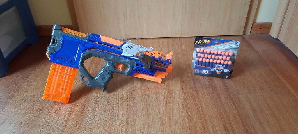 NERF N-Strike Elite Crossbolt + 30 fléchettes, Enlèvement, Utilisé
