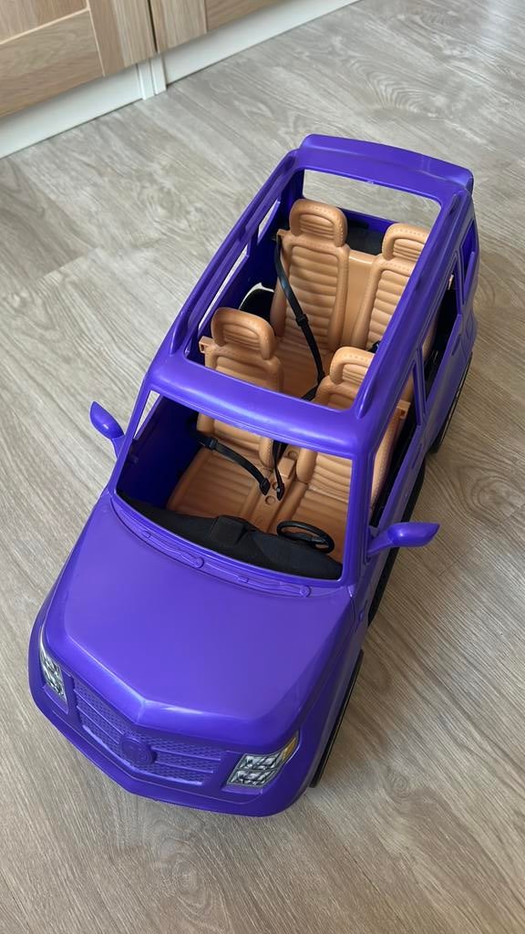 Jeep barbie, Ophalen, Zo goed als nieuw