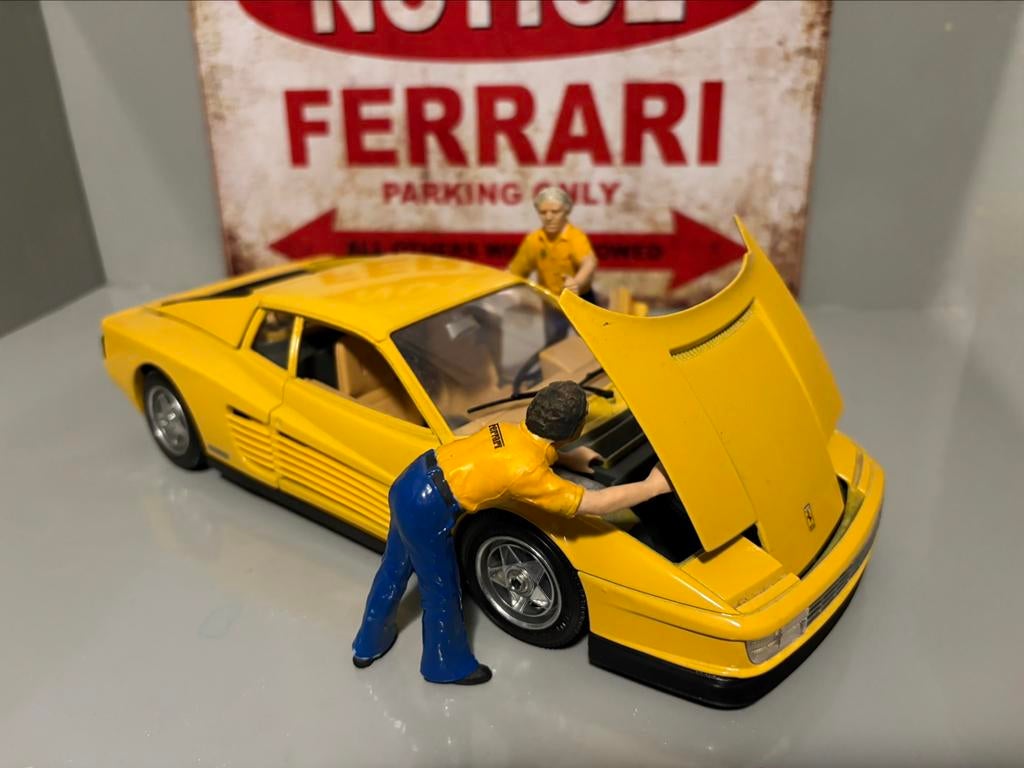 Ferrari Testarossa, Enlèvement, Comme neuf, Voiture, Burago