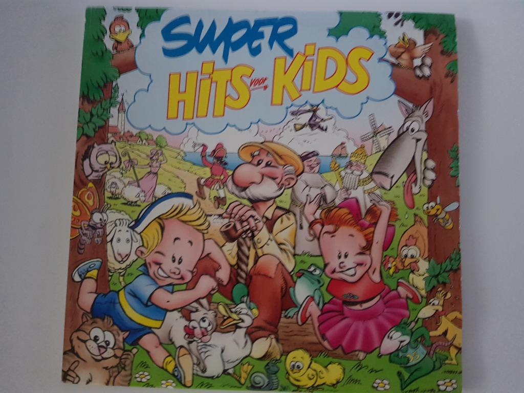Dubbel 2LP Super Hits voor Kids kindermuziek Vinyl, Verzenden, Muziek
